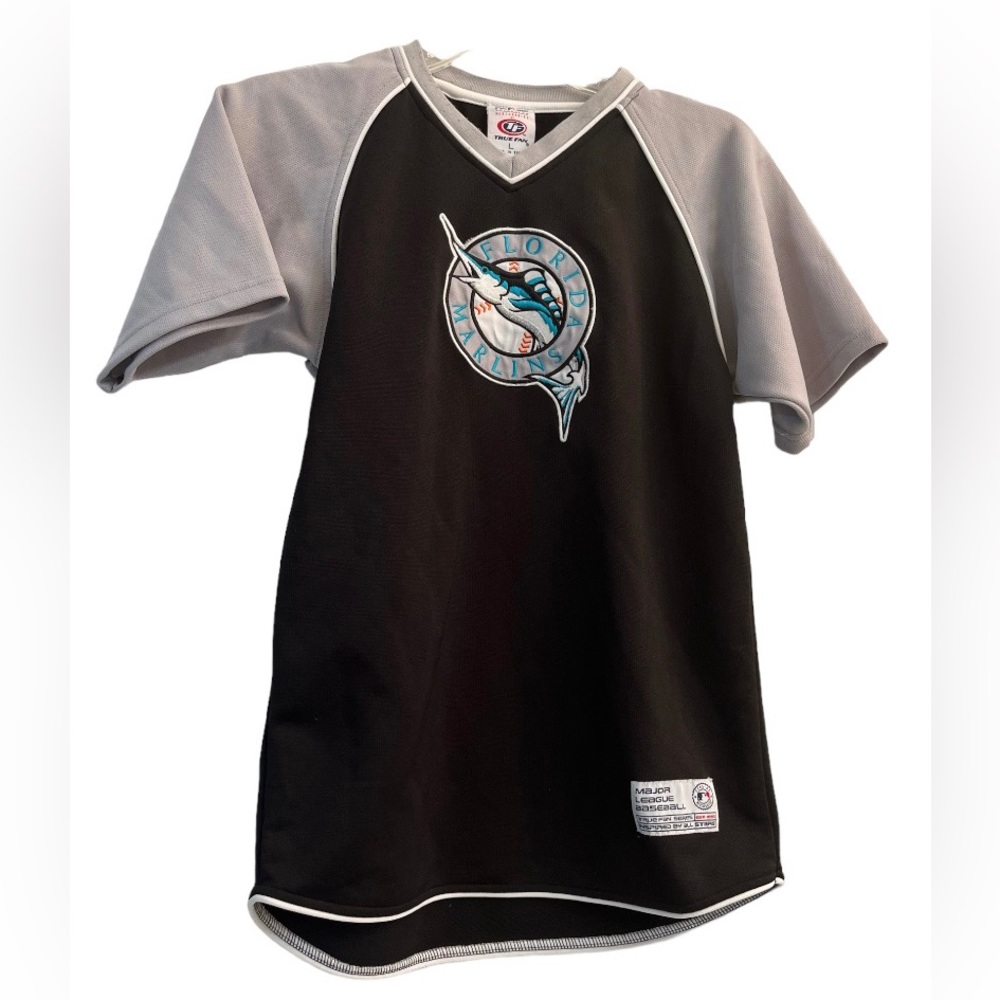 MLB True Fan Florida Miami Marlins Baseball Licensed Youth Kids Jersey…